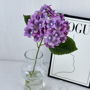 Fiori Artificiali di Ortensia Fatti a Mano con 72 Foglie, Design 3D Singolo per Decorazioni di Matrimoni, Casa, Soggiorno, Qualità Superiore - Product Image 5