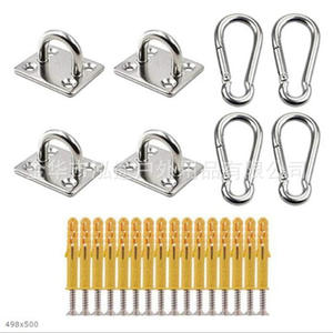 Jinhua City Huanzhi Outdoor Products Co Ltd – Tendeur en acier inoxydable 304, 80 mm, M10, crochet et crochet, accessoire pour voile d'ombrage - Product Image 5