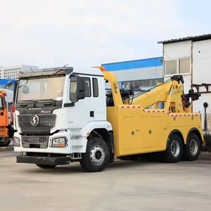 Camion de <span class=keywords><strong>remorquage</strong></span> SHACMAN 6x4 à 10 roues, diesel, manuel, avec grue, dépanneuse routière, transporteur de voitures, camion de sauvetage, camion de dépannage, 15 tonnes, 20 tonnes - Product Image 1