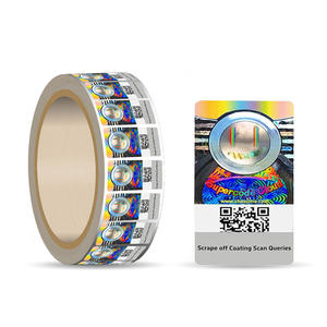 สติกเกอร์กันปลอมแบบโฮโลแกรม 3 มิติ คุณภาพสูง <span class=keywords><strong>MYCARD</strong></span> MC-SPS พร้อมระบบตรวจสอบการติดตามด้วยคิวอาร์โค้ดแบบขูด - Product Image 1