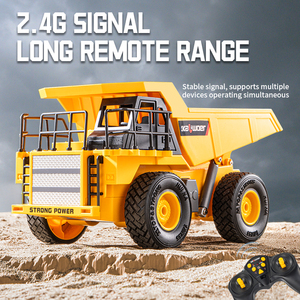 2025 Mới Nhất Huina 13512 Trẻ Em Điện RC Xe Tải Đồ Chơi 1/24 Quy Mô 2.4Ghz 9 Kênh Đài Phát Thanh Điều Khiển Dumper Xe Tải Xe - Product Image 2