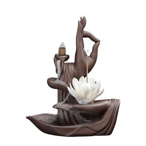 Quemadores de Incienso de Cerámica Personalizados, Modernos, Ovalados, de Lujo, Estilo Chino, para Decoración del Hogar - Product Image 4