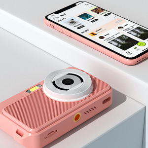 Mini appareil photo numérique texturé 4K CMOS avec zoom optique 16x, lumière d'appoint intégrée, stabilisation électronique, appareil photo de poche rétro CCD pour étudiants - Product Image 5