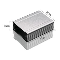 Boîtier de projet électrique en aluminium pour batterie, boîtier de jonction métallique