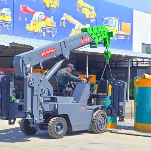 Hot bán 3 tấn 5 tấn <span class=keywords><strong>8</strong></span> tấn 10 tấn Mini xây dựng Spider cần cẩu thủy lực với điều khiển từ xa - Product Image 5