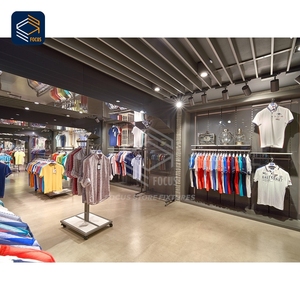 Dernière conception de rayonnages gondoles en matériaux recyclés pour magasins de vêtements – Fournisseur de solutions de vente au <span class=keywords><strong>d</strong></span>étail - Product Image 3