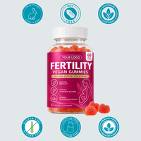 Gummies véganes pour la fertilité OEM/ODM – Soutien hormonal féminin – Complément alimentaire à marque privée pour la fertilité des femmes