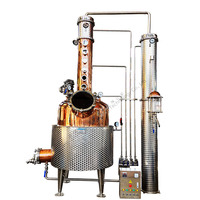 Distillateur d'alcool commercial en acier inoxydable avec colonne de reflux pour whisky, brandy, gin, vodka, garantie 1 an