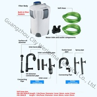 Filtre d'aquarium SUNSUN HW-3 avec lampe UV intégrée, filtres externes pour aquariums d'eau douce et d'eau salée