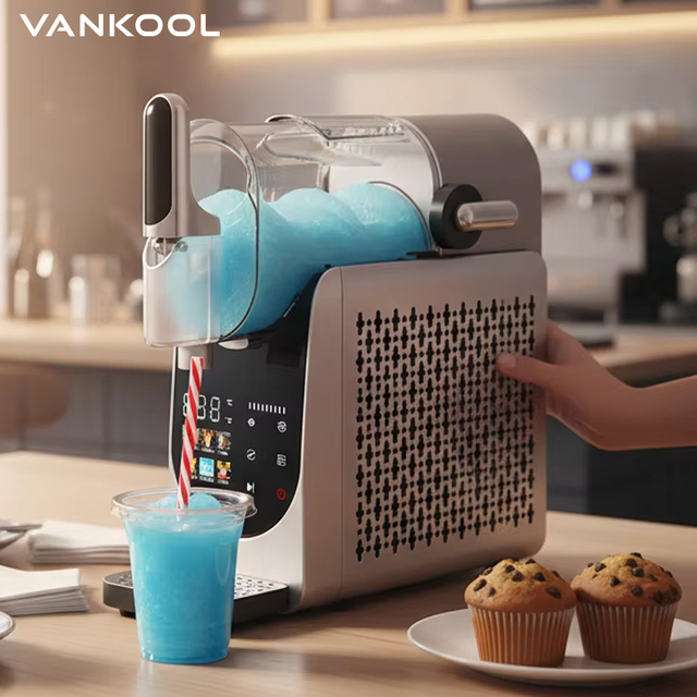 Portable 1.8L Home Slushie Maker Small Frozen Drink Machine Ice Cream Smoothie Appliance for Household Kitchen