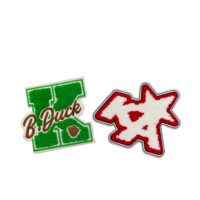 Patchs brodés avec lettres, patch brodé, patchs brodés de créateurs en gros pour projets de vêtements DIY