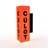 Boîte à lumière en acrylique éclairée d'un seul côté pour devanture de magasin YIJIAO - Signalétique publicitaire commerciale haut de gamme