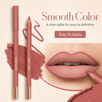 Crayon à lèvres mat longue tenue imperméable couleur pâte de haricot pour un look naturel avec service de marque privée