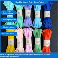 Cordon de porte-clés 5M*5mm, accessoires faits main pour pendentifs DIY, cordon en polyester pour breloques de sac DIY