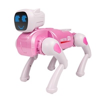 Perro Robot Inteligente X1AI con Expresiones Faciales LED, Control por Voz, Programable, Modelo Eléctrico de Plástico, Juguete para Mayores de 14 Años
