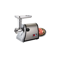 Hachoir à viande électrique manuel commercial, machine à hacher la viande robuste en acier inoxydable, trancheuse pour boucherie domestique