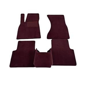 <span class=keywords><strong>Tappetini</strong></span> Auto Premium Personalizzati Ecologici in Pura Lana 20mm Spessi Set Completo 5 Pezzi Antiscivolo per <span class=keywords><strong>Audi</strong></span> A4L Lusso OEM/ODM Jingfan - Product Image 3