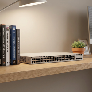Commutateur réseau 24 ports C9300L-24P-4X-A, commutateurs Ethernet Gigabit GE 24 ports, commutateurs PoE - Product Image 1