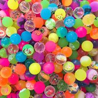 Balle élastique de 32mm balle en caoutchouc en gros un dollar oeuf Twister balle rebondissante solide jouet cadeau 32mm rebondissant