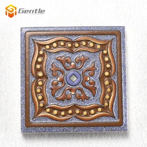 Carrelage mural de petite taille 80*80 de style rustique espagnol, carrelage en céramique de couleur mélangée, motif rustique en relief - Product Image 1