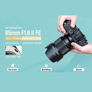 85mm F1.8 II STM Objectif à grande ouverture pour portrait à mise au point automatique plein cadre pour monture E A7III/A7RIII/<span class=keywords><strong>A7SII</strong></span>/A7II/A6500/A6400 - Product Image 6