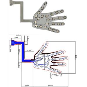 Capteur <span class=keywords><strong>de</strong></span> résistance portable à main robotique Capteur <span class=keywords><strong>de</strong></span> pression à couche mince flexible FSR pour la mesure <span class=keywords><strong>de</strong></span> la force <span class=keywords><strong>de</strong></span> préhension - Product Image 1