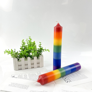 Velas <span class=keywords><strong>de</strong></span> pilar <span class=keywords><strong>de</strong></span> meditación mágica <span class=keywords><strong>de</strong></span> <span class=keywords><strong>siete</strong></span> Chakras, cera <span class=keywords><strong>de</strong></span> parafina colorida para Navidad, Halloween, vela fabricada a bajo precio - Product Image 2