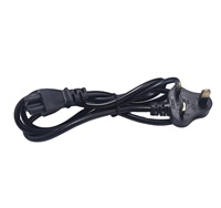 Cable de Alimentación Estándar Estadounidense de 3 Pines, Tipo B a C5, Conector Mickey Mouse, Cobre Puro, para el Mercado Filipino, Fuente de Alimentación para Portátiles
