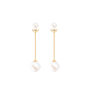 Pendientes de Moda con Diseño de Perlas, Acero Inoxidable 316L, Baño de Oro PVD, Resistentes y Sostenibles - Product Image 2