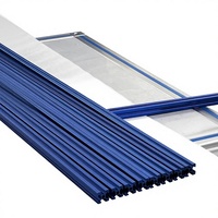 Profils en aluminium anodisé sur mesure, série Klein Blue 6000, 2020 2040, pour ligne d'assemblage industrielle, T5, rainures en T et en V