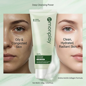 <span class=keywords><strong>Lait</strong></span> Nettoyant <span class=keywords><strong>Non</strong></span> Comédogène au Collagène et Acides Aminés, Contrôle du Sébum, Anti-Acné pour le Visage - Product Image 6