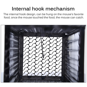 Trappola per topi intelligente autobloccante sicura rete di ferro per uso domestico Mouse Catcher in metallo riutilizzabile umano per interni all'aperto per topi trappola gabbia per topi - Product Image 3