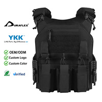 Gilet tactique Molle haute résistance, porte-plaques découpé au laser, système de déconnexion rapide, gilet de protection pour entraînement au combat