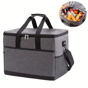 Sac isotherme promotionnel pliable Sunnylife pour pique-nique, livraison de repas, vin, glace et déjeuner, idéal pour les voyages et le transport en vrac - Product Image 1
