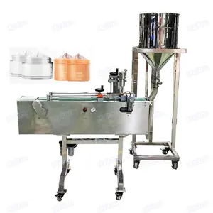 Factory price auto 5-50ml body cream/nail lotion pet glass bottle filling machine/filler