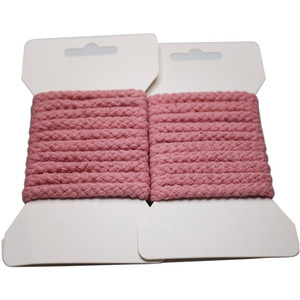 उच्च गुणवत्ता वाले गोल पैटर्न मैक्रेम 100% कपास ब्रेएडेड कॉर्ड ड्रॉस्ट्रिंग जूते जूते घरेलू वस्त्र - Product Image 6