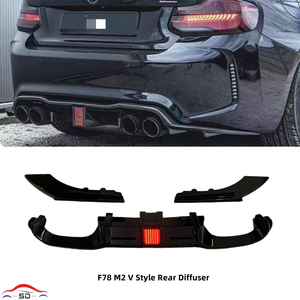Para <span class=keywords><strong>BMW</strong></span> M2 F87 Difusor trasero para nueva condición 3PCS Descuento a granel Amplio stock Instalación no destructiva - Product Image 6