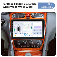 Autoradio Android universel MEKEDE pour Mercedes Benz C CLK G Viano Vito W203 W209 W463 W639, Plug and Play, navigation GPS, stéréo