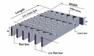 <strong>Grate</strong> Steel Floor Decking Walkway Catwalk Platform Galvanized Steel Grating - Product Image 6