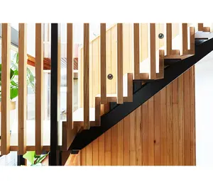 Chính hãng đặc biệt priceoak gỗ cầu thang treads cầu thang RUNNERS ban công hiện đại lan can nhôm trong nhà Mono ráp dây cầu thang