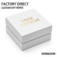 Caja de Embalaje de Joyería de Lujo con Tapa Rígida de Papel Texturizado Blanco, Logotipo Personalizado con Estampado en Dorado, Forro de Esponja Portátil para Anillos