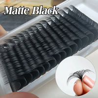 Faux cils en vison 8-25 mm, matériel d'extension de cils, volume 0,05, 0,07, 0,10, cils individuels