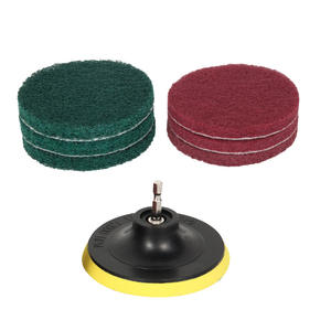 Tampons à récurer <span class=keywords><strong>pour</strong></span> épurateur de 5 pouces <span class=keywords><strong>Perceuse</strong></span> <span class=keywords><strong>Disque</strong></span> de récurage Cerceau et boucle <span class=keywords><strong>Disque</strong></span> de conditionnement de surface <span class=keywords><strong>pour</strong></span> <span class=keywords><strong>perceuse</strong></span> électrique Mental et <span class=keywords><strong>bois</strong></span> - Product Image 2