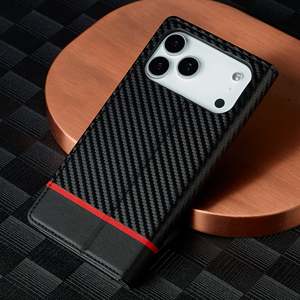 ที่ใส่บัตรหนังเทียมตั้งได้เคสฝาพับแม่เหล็กสำหรับ iPhone 17 PRO MAX 16 PLUS 15 14 Pro 13 12 - Product Image 3