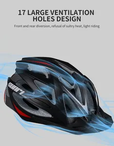 Integrado destacável multi-funcional esportes capacete bicicleta capacete