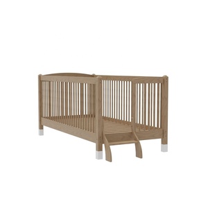 <span class=keywords><strong>Lit</strong></span> d'enfant convertible moderne en bois massif avec barrières de sécurité et échelle, design écologique, gain de place compact <span class=keywords><strong>pour</strong></span> chambre d'enfant - Product Image 6