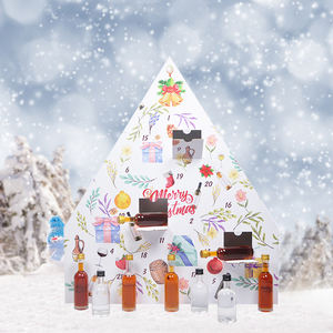 Boîte d'emballage <span class=keywords><strong>de</strong></span> calendrier <span class=keywords><strong>de</strong></span> l'avent <span class=keywords><strong>de</strong></span> Noël recyclé stratification brillante avec utilisation <span class=keywords><strong>de</strong></span> faux <span class=keywords><strong>cils</strong></span> - Product Image 5