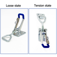 Serrure à ressort verticale réglable à dégagement rapide en fer galvanisé sur mesure pour boîte à outils et valise OEM/ODM