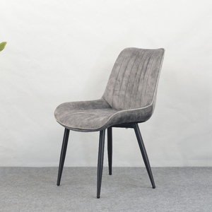 Chaises de salle à manger modernes, ergonomiques, écologiques, colorées, en velours, légères, portables, avec dossier, pieds en métal noir, pour la maison, le bureau, la salle de sport, l'hôtel - Product Image 3