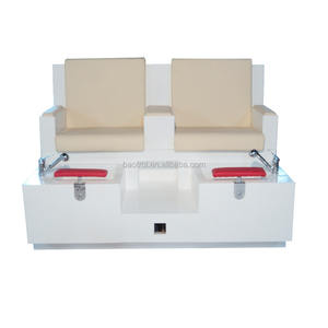 <span class=keywords><strong>Mesa</strong></span> de Manicura Vintage Pintada de Blanco en Oferta con Amplio Gabinete de Almacenamiento - Product Image 6